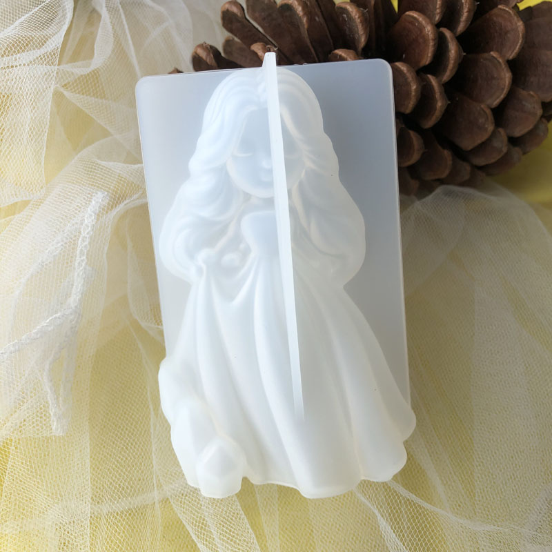 Melt Pour Soap Base - Moule à bougie princesse 3D en