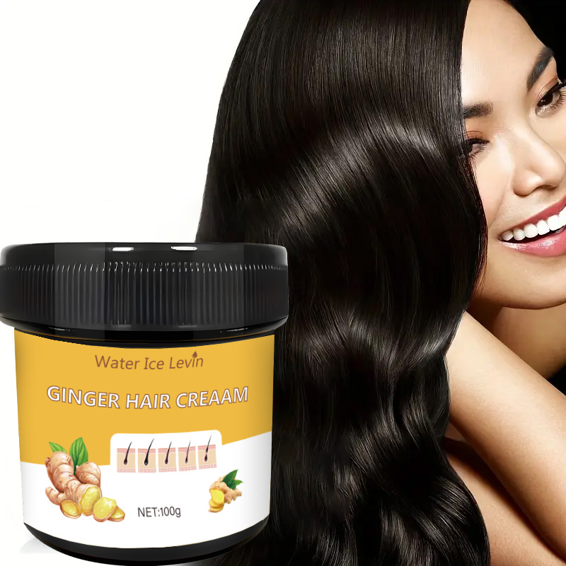 Coconut Oil Refined - Crème capillaire parfumée au gingembre, un