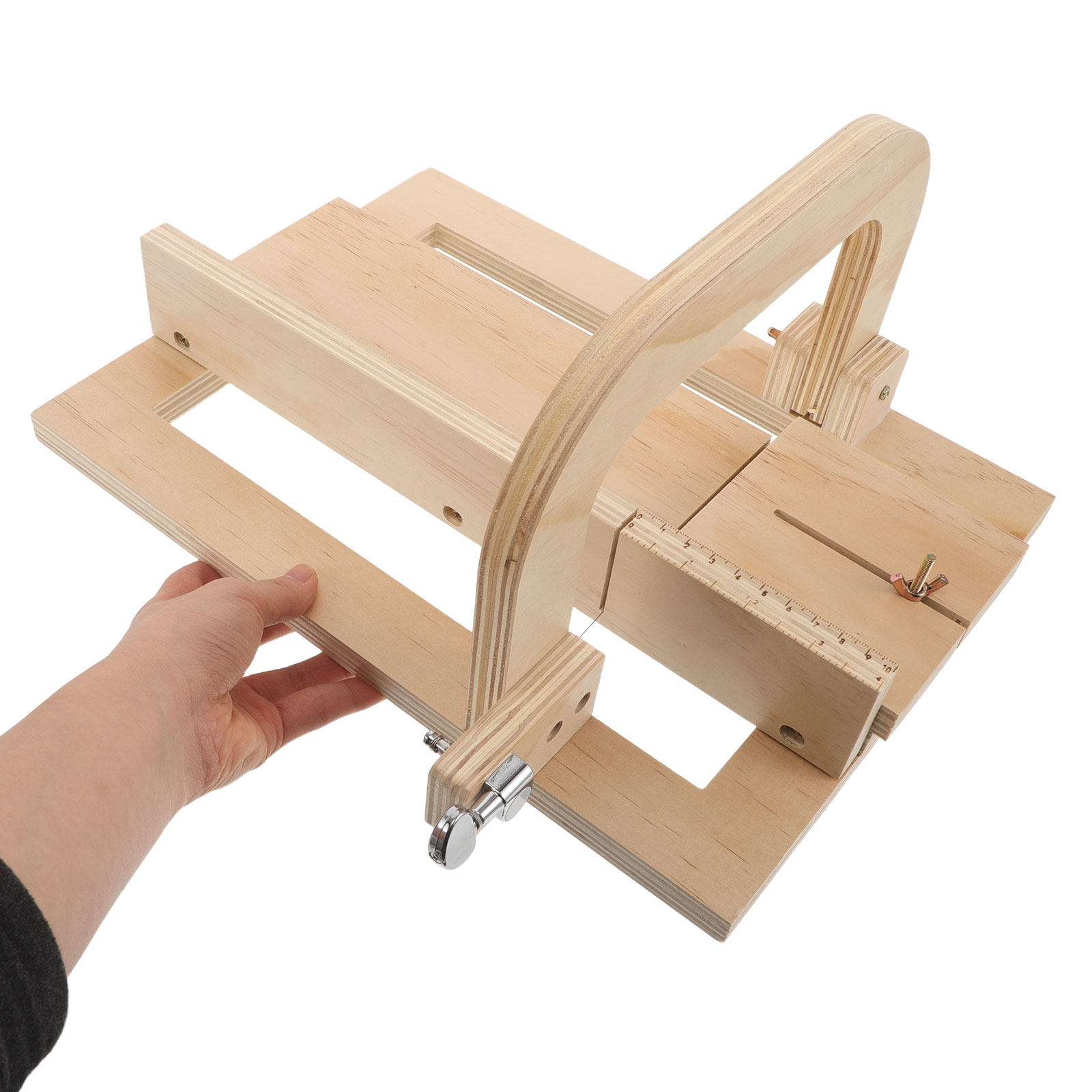 Soap Cutter Wire - Coupe-savon réglable en bois avec fil