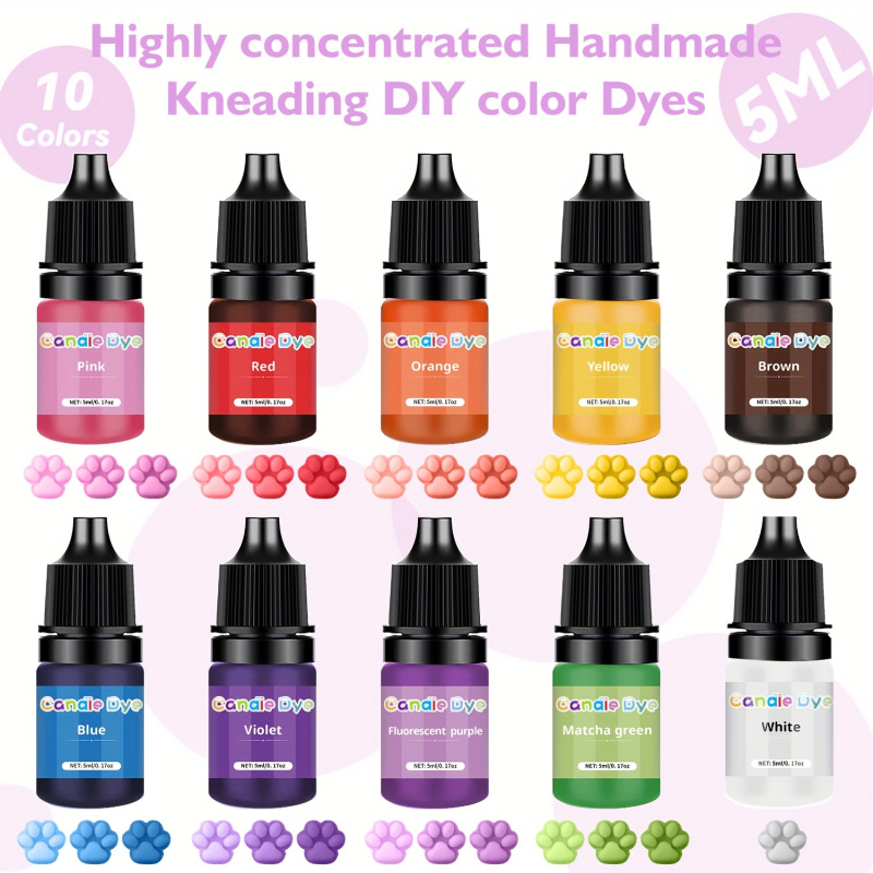 Soap Making Game - Peinture Squishy, 5 Ml/bouteille, 10 options