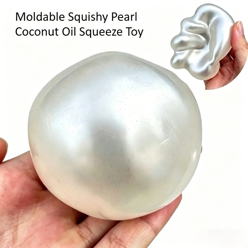 Coconut Oil Refined - Jouet compressible en forme de perle