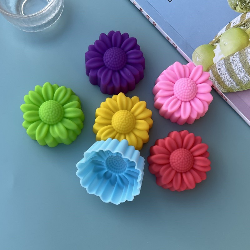 Melt Pour Soap Base - Ensemble de 6 moules en silicone